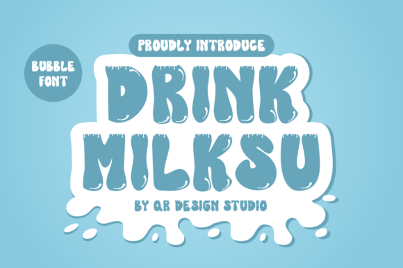 Adding Playful Personality: The Drink Milksu Font for Your Business
