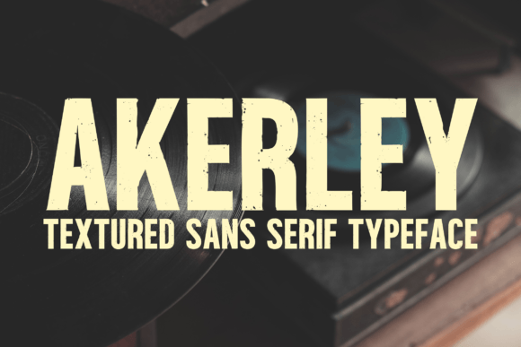 Akerley: A Vintage-Inspired Font for Marketing Campaigns
