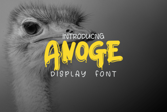 Anoge Font: The Graffiti Typeface For Bold Makers