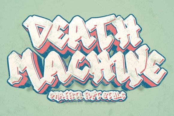 Death Machine: A Graffiti Font with Elegant Branding Power
