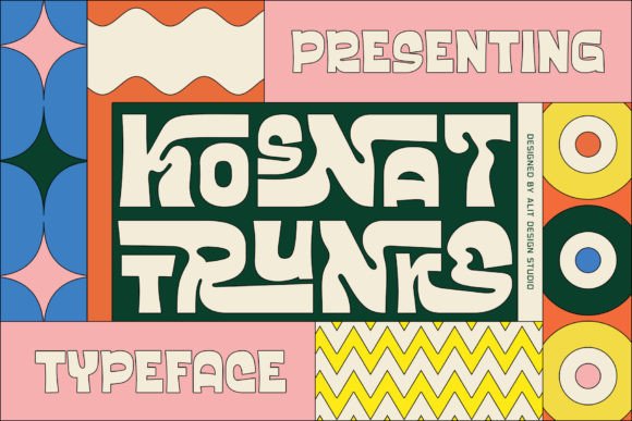 Kosnat Trunks: A Review of the Retro Display Typeface