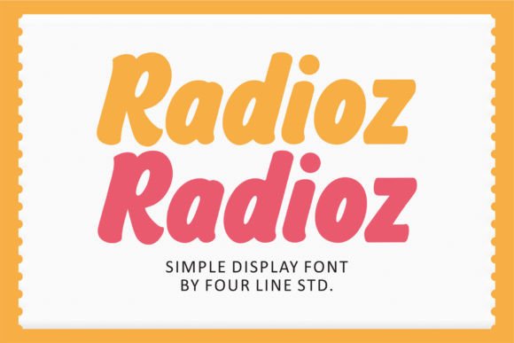 Radioz: A Display Font Built for a Bold Statement
