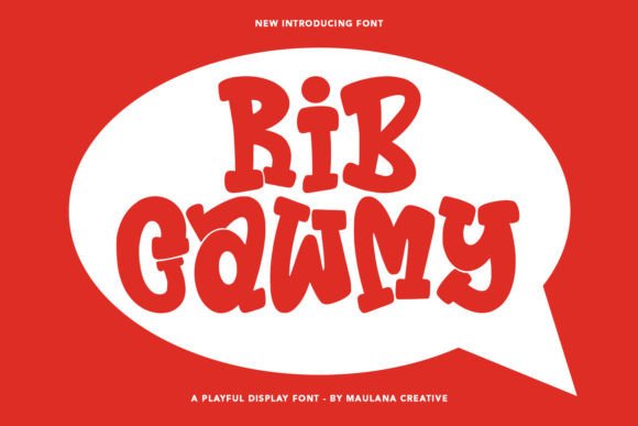 Rib Cawmy: A Playful Display Font for Building a Recognizable Brand