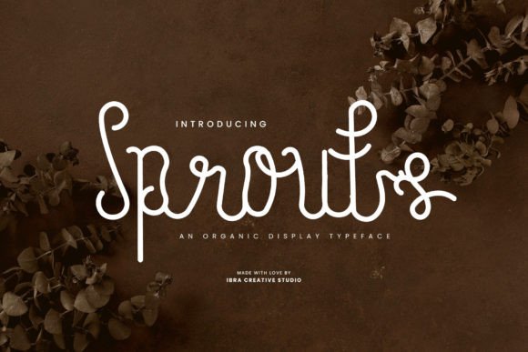 Sprouts: A Bold, Playful Font for Modern Brands
