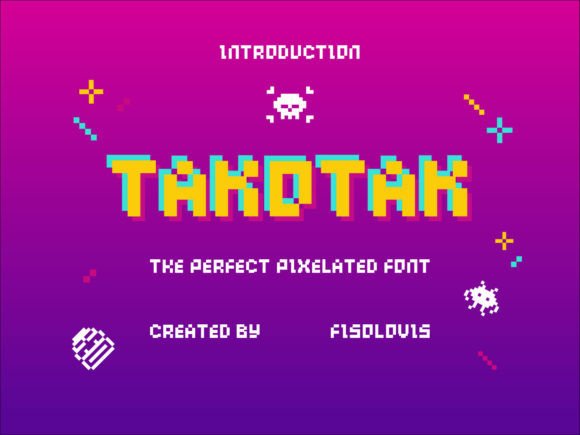 Takotak Font: A Pixel-Perfect Boost for Your Brand