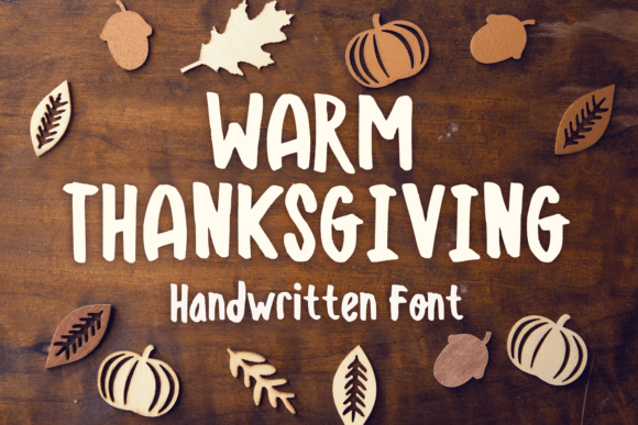 Testing Warm Thanksgiving: A Display Font That Builds Digital Atmosphere