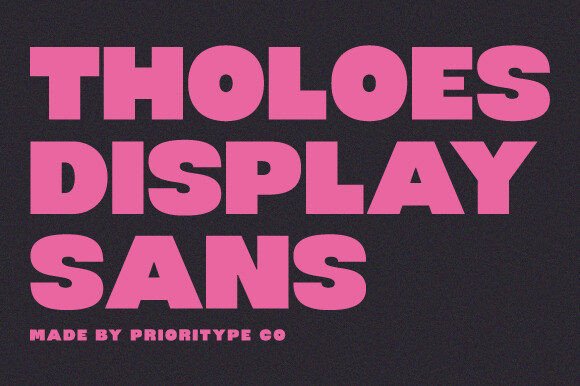 Tholoes: A Display Font Built for Editorial Impact