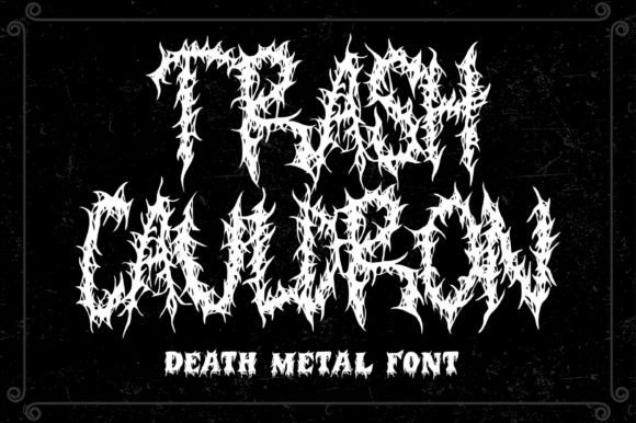 Trash Cauldron: A Font for Editorial Intensity