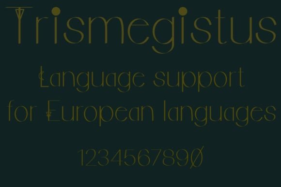 Trismegistus: A Premium Font for Distinctive Product Design