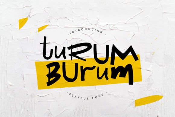 Turum Burum: A Playful Font for Editorial Personality