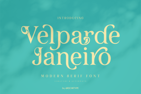 Velparde Janeiro: A Display Font Built for Campaigns