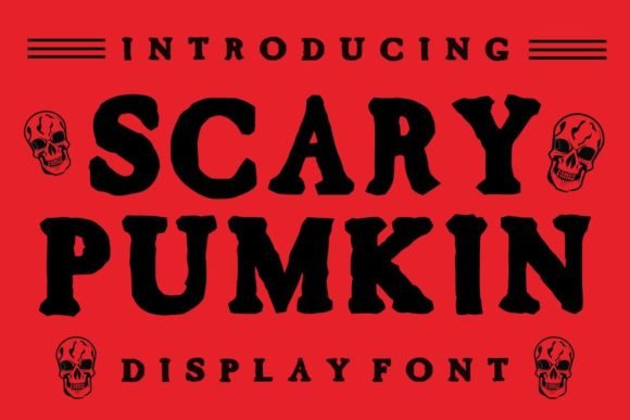 Why Scary Pumkin is a Bold, Spooky Display Font for Designers